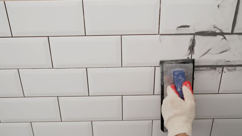 Bathroom Tile Repair Process